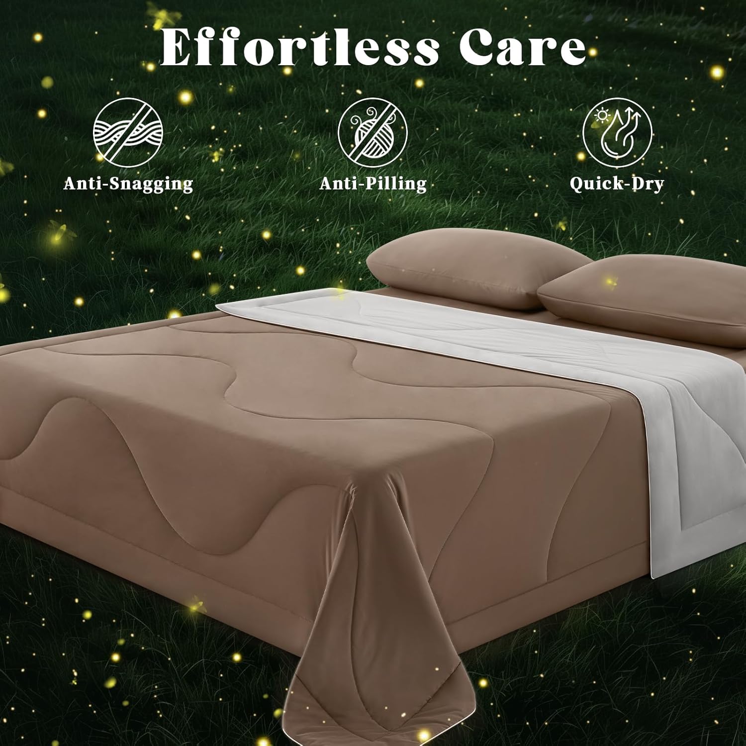 Cooling Comforter Double-Sided Ice Fabric For Hot Sleepers - Elesira