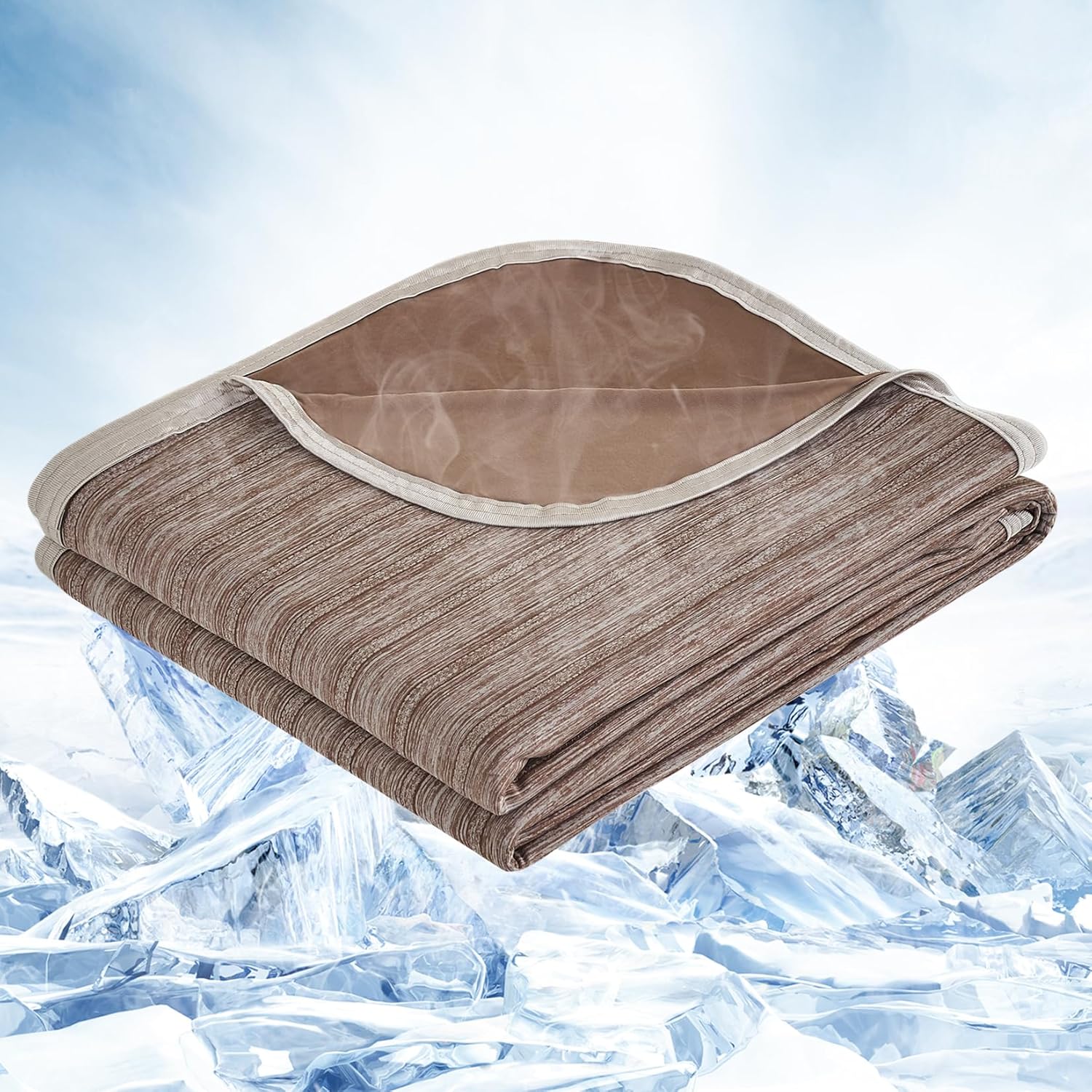 Cooling Blanket Lightweight Summer Comfort For Hot Sleepers And Night Sweats On Bed - Elesira