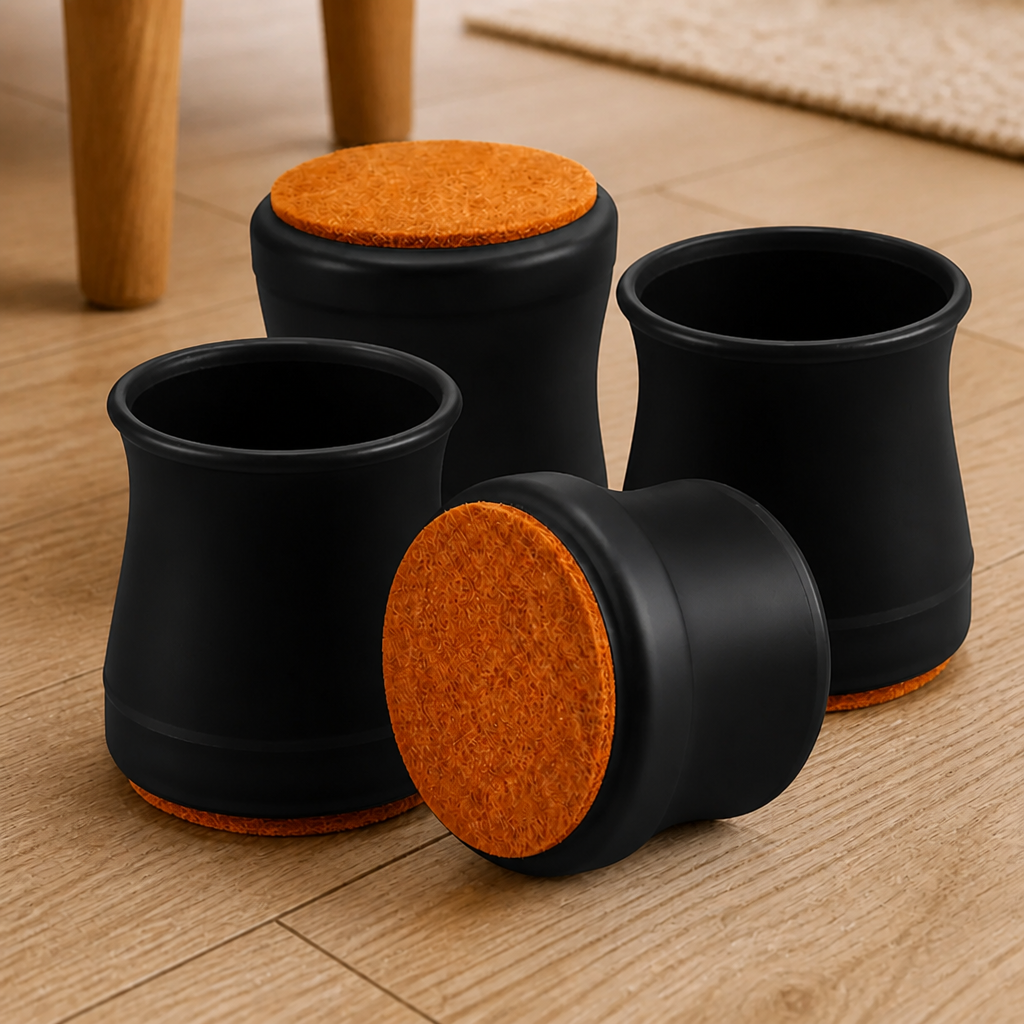 ZenGuard-meubelbeenbeschermers | Bescherm uw vloeren geruisloos en herwin de rust in huis | elesira