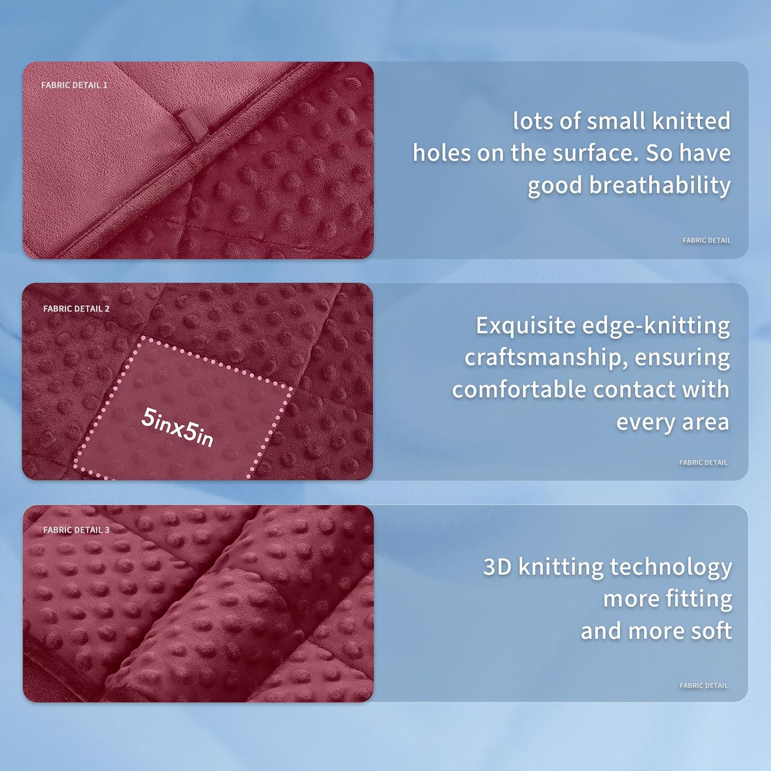 Dots Signature-vægtæppe med kølende mikrofiber til komfort året rundt – Elesira