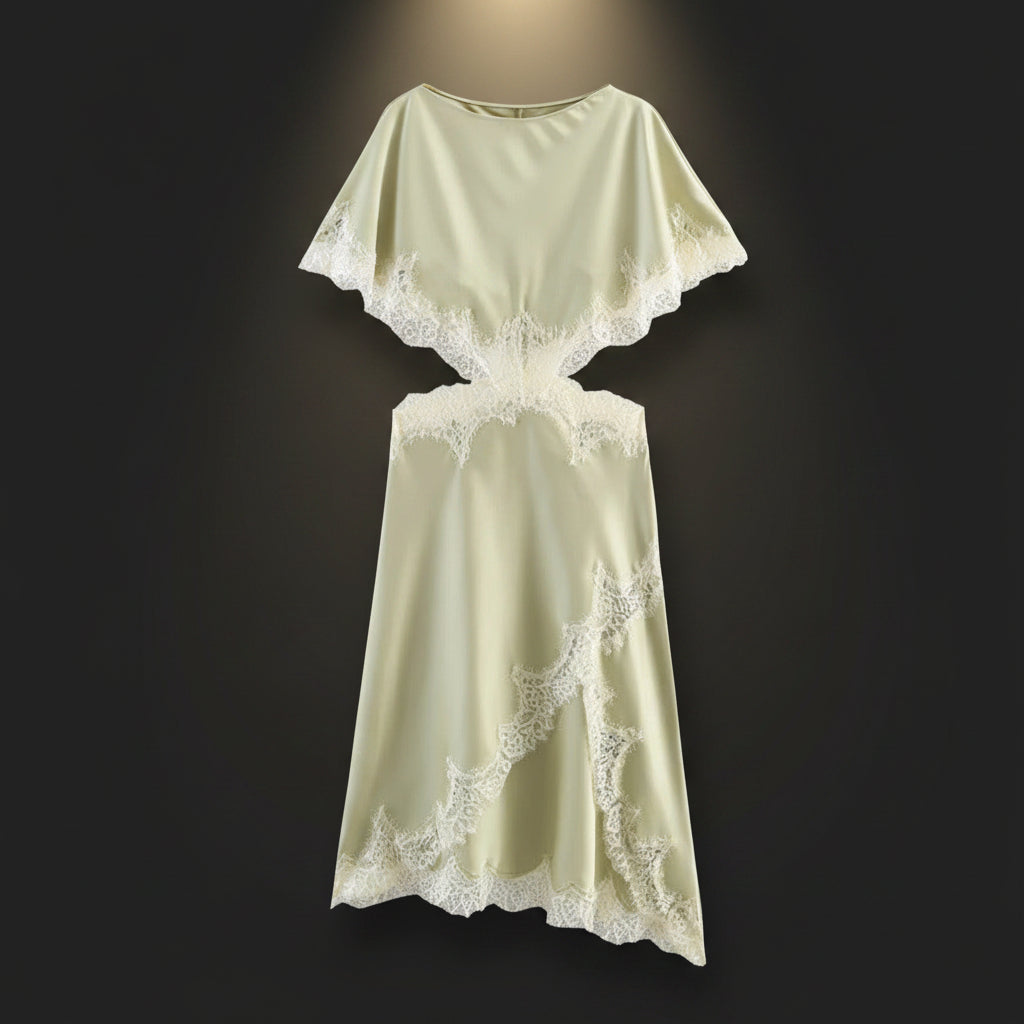 Robe Dentelle Casual Été