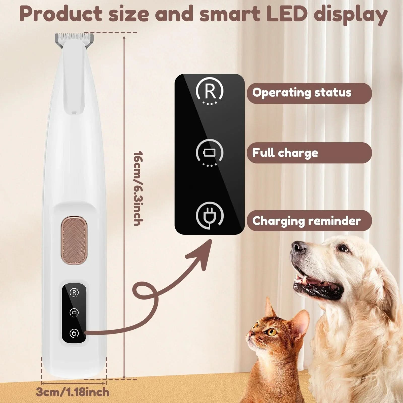 Waterproof Trimmer for Pet Paws | elesira