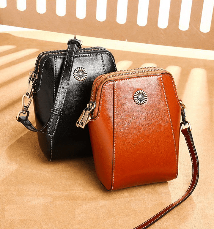 VioraLux Leather Crossbody | Command Attention with Timeless Elegance and Effortless Confidence | elesira