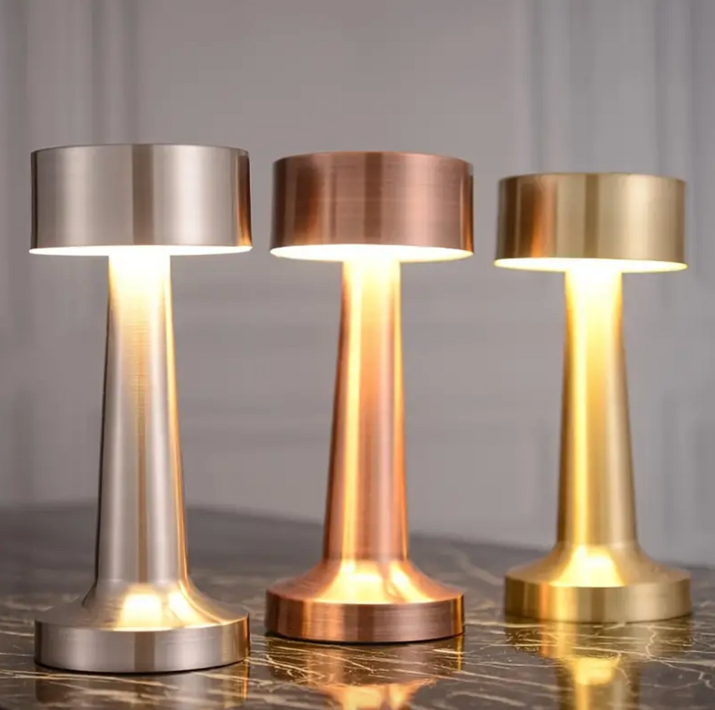 Wireless Dimmable LED Rechargeable Table Lamp ModernArt – Contemporary Touch Control - Living Room - Reading Lamp - Bedside Lamp | elesira