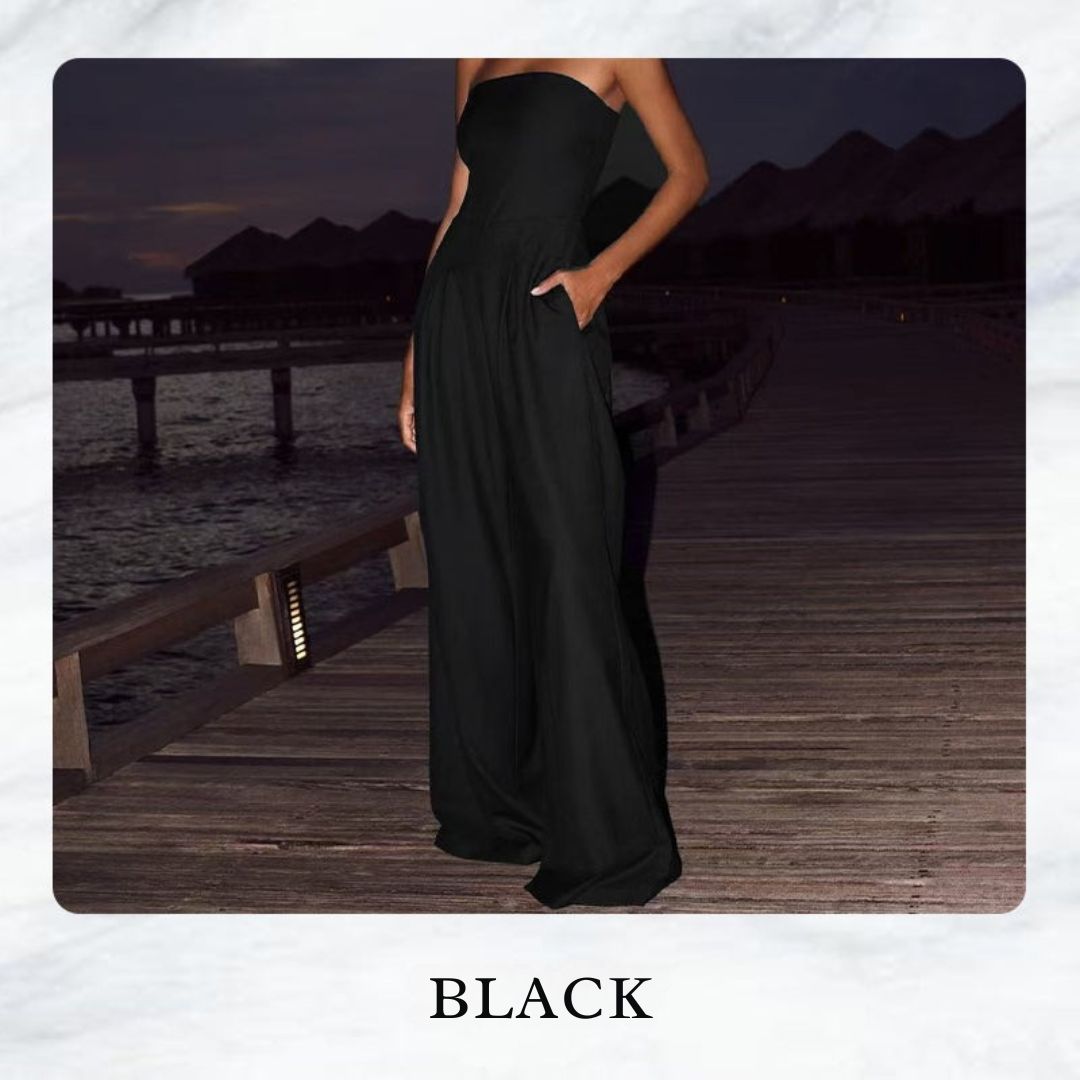 Combinaison bustier Vespera Luxe | Faites sensation dans chaque pièce avec assurance et une coupe parfaite | elesira
