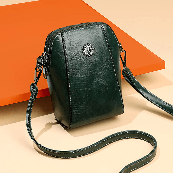 VioraLux Leather Crossbody | Command Attention with Timeless Elegance and Effortless Confidence | elesira