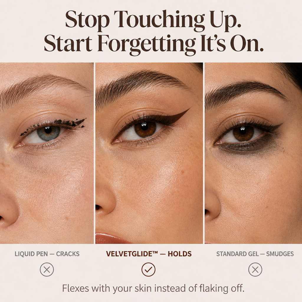 VelvetGlide | Glide in One Sweep, Stay Smudge-Free for 24 Hours | elesira