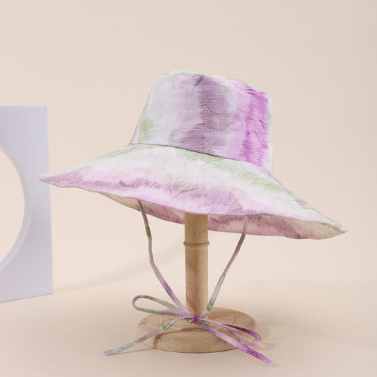 Bob Tie-Dye Dégradé — Chapeau Tendance Femme Boater