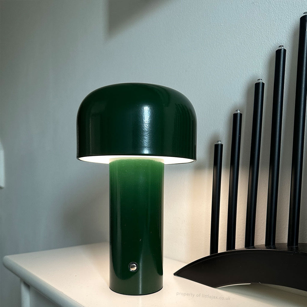 Elegancka nowoczesna bezprzewodowa lampa w kształcie grzybka | elesira