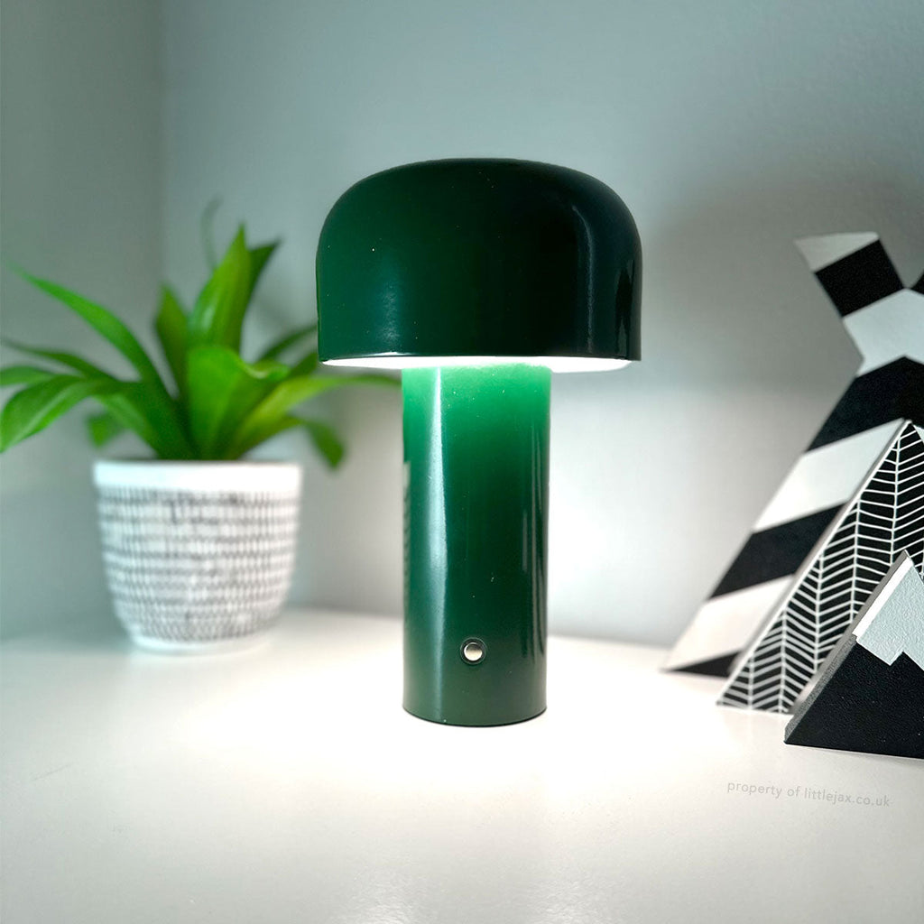 Elegancka nowoczesna bezprzewodowa lampa w kształcie grzybka | elesira