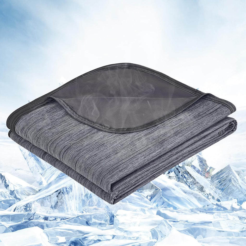 Cooling Blanket Lightweight Summer Comfort For Hot Sleepers And Night Sweats On Bed - Elesira