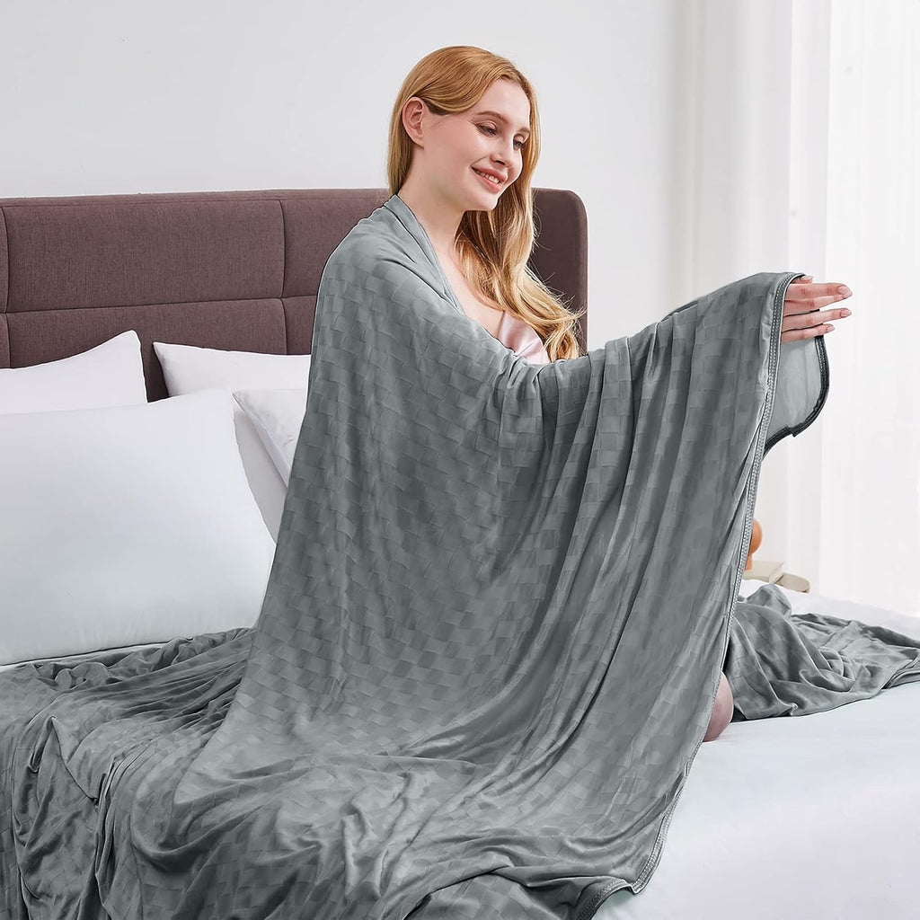 ChillEase Arc-Chill Cooling Blanket For Hot Sleepers, Soft And Breathable Comfort - Elesira