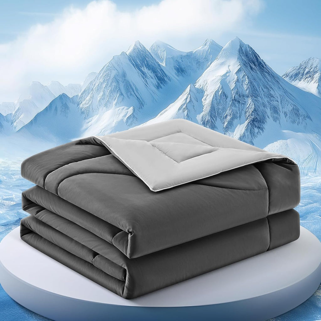 Cooling Comforter Double-Sided Ice Fabric For Hot Sleepers - Elesira