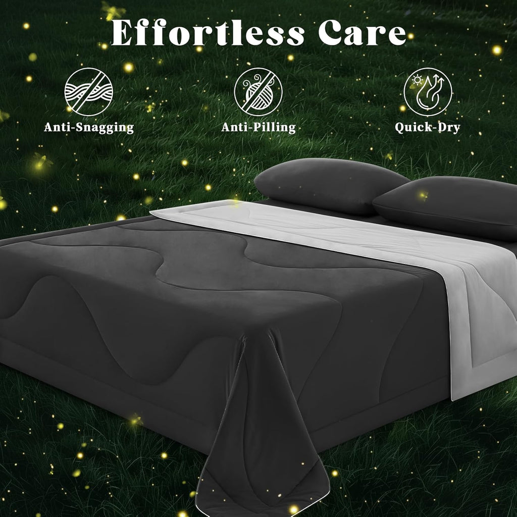 Cooling Comforter Double-Sided Ice Fabric For Hot Sleepers - Elesira