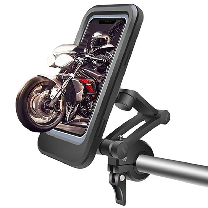 Wireless Charging Bicycle Phone Mount – Waterproof Design | elesira