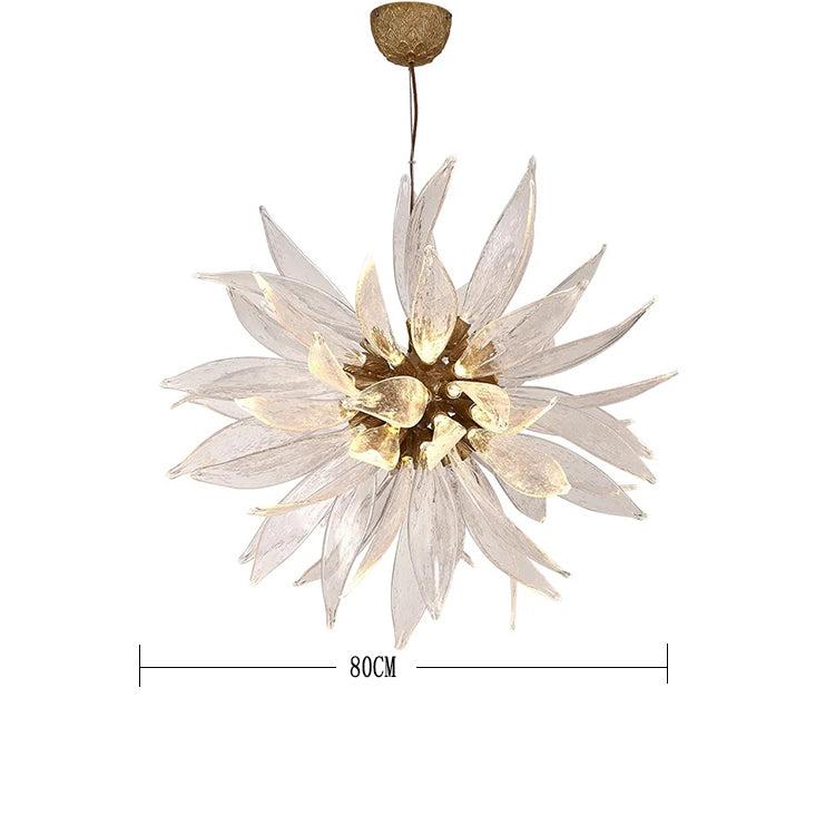 Sunflower Glass Chandelier | elesira
