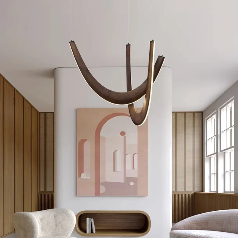 Lampe de plafond LED en bois Bonnie | elesira