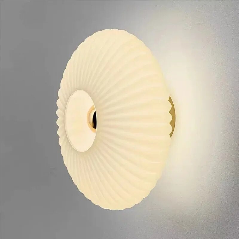 Γυάλινα κυματοειδή επιτοίχια φωτιστικά LumenRipple για εσωτερική διακόσμηση | elesira