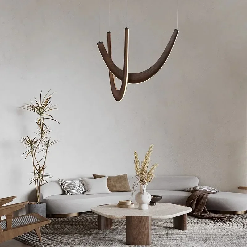Lampe de plafond LED en bois Bonnie | elesira