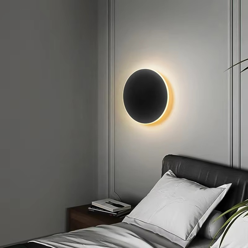 Aplică de perete cu design circular modern și lumină vibrantă | elesira