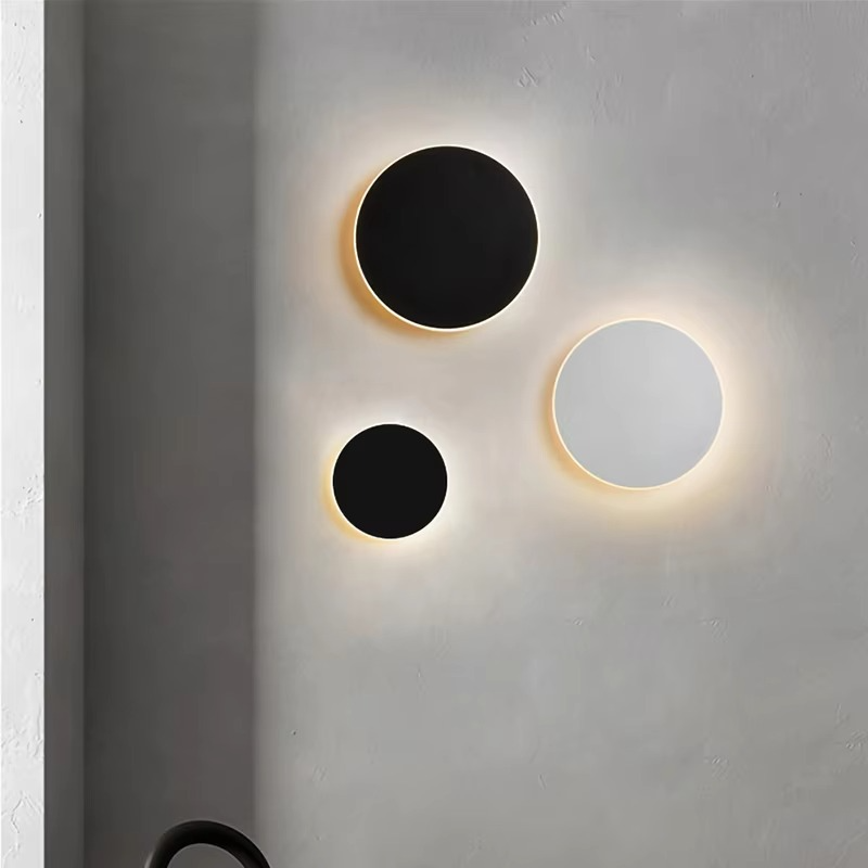 Aplică de perete cu design circular modern și lumină vibrantă | elesira
