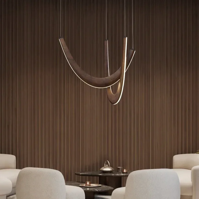 Lampe de plafond LED en bois Bonnie | elesira