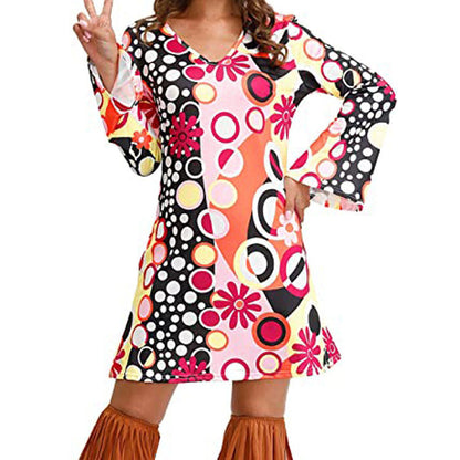 Robe Hippie Femme – Style Bohème Psychédélique 70s