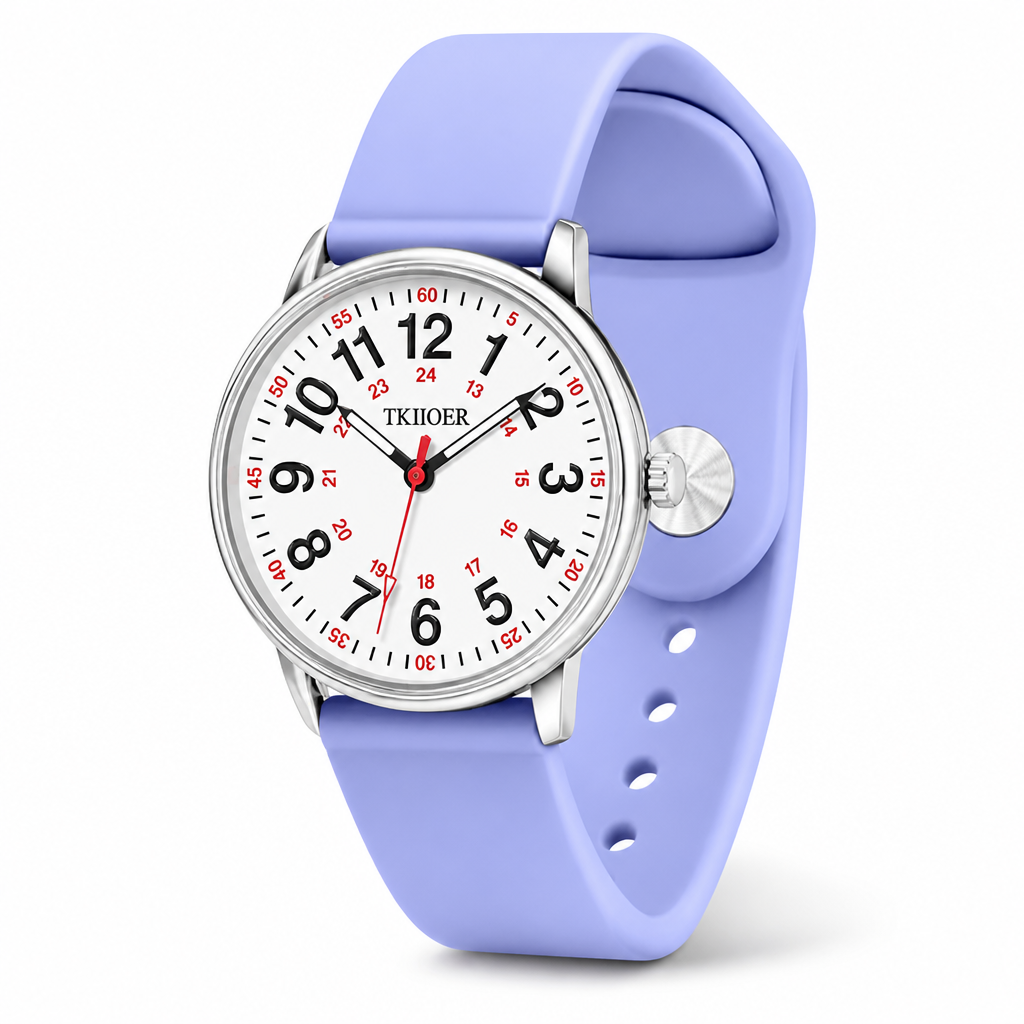 Montre étanche et lumineuse pour infirmières avec trotteuse | elesira