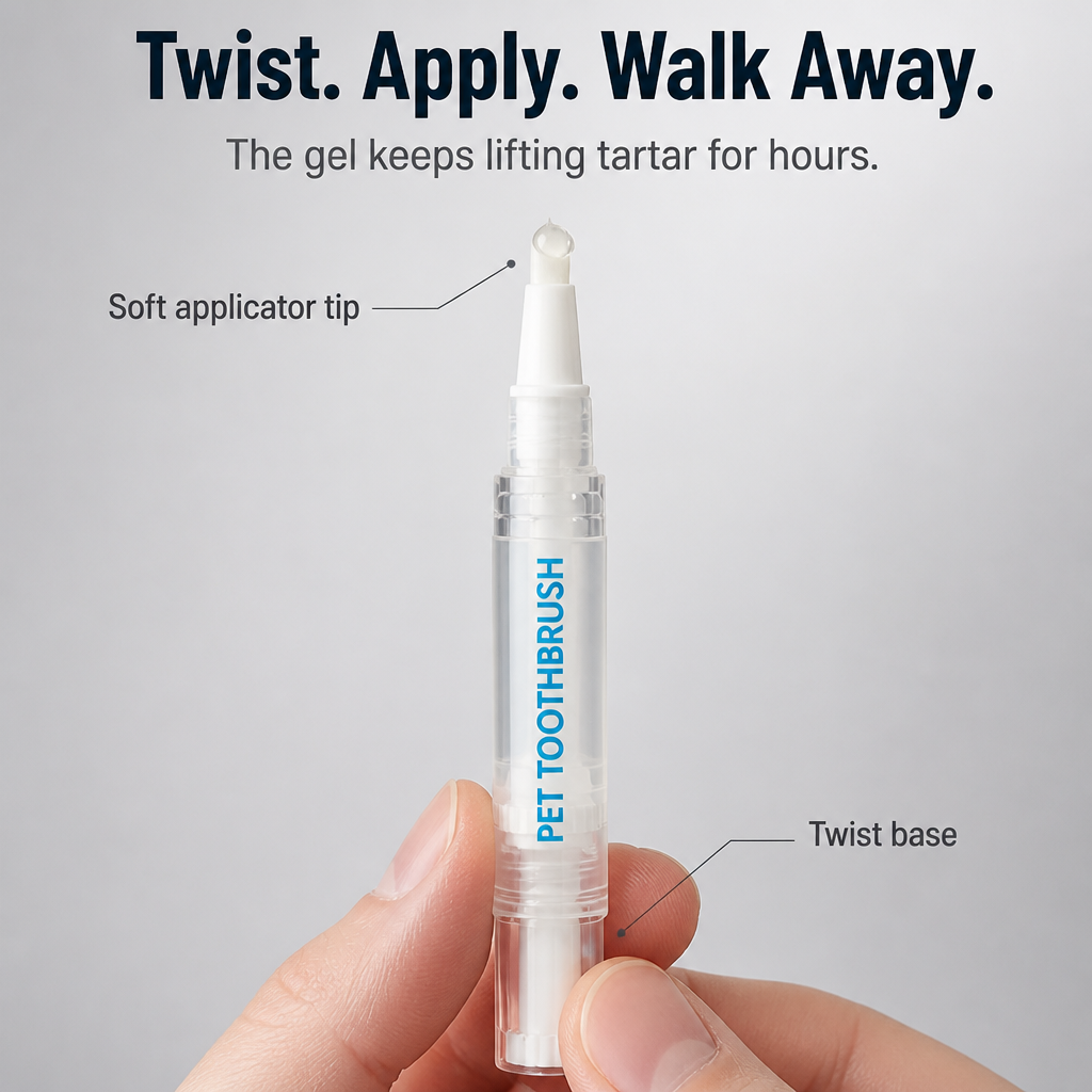 SmilePaw | Stop the Brushing Struggle and Remove Tartar in 30 Seconds a Day | elesira