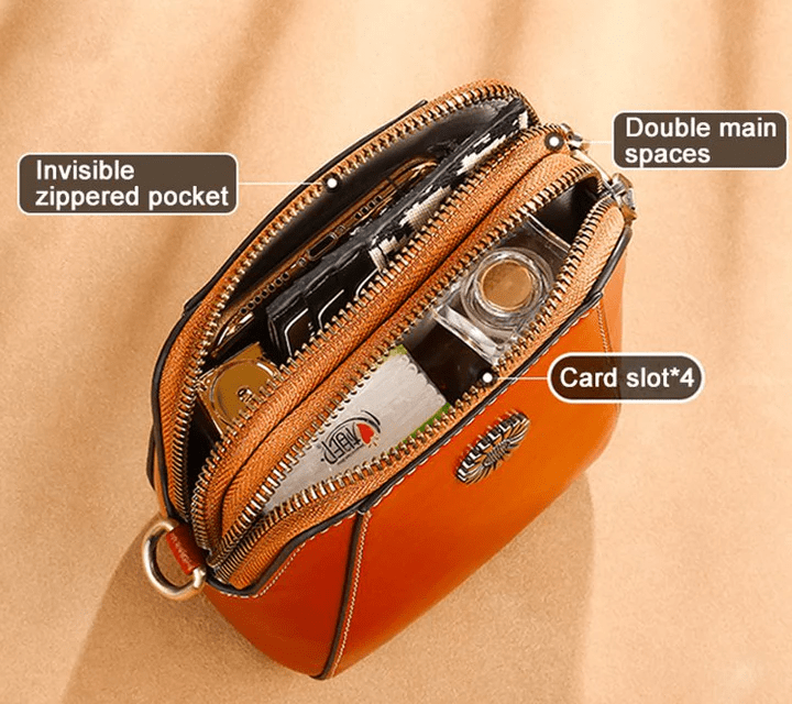 VioraLux Leather Crossbody | Command Attention with Timeless Elegance and Effortless Confidence | elesira