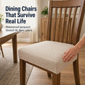 SlipGuard Jacquard Chair Covers | Protect Each Chair Against Spills, Stains & Sticky Fingers | elesira