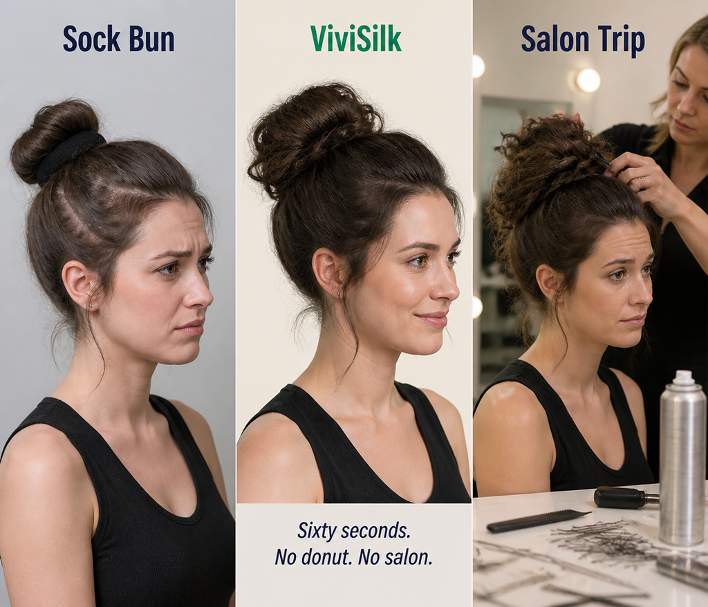 ViviSilk | סובבי, עטפי וצרי קוקו מרושל מושלם בפחות מדקה | elesira