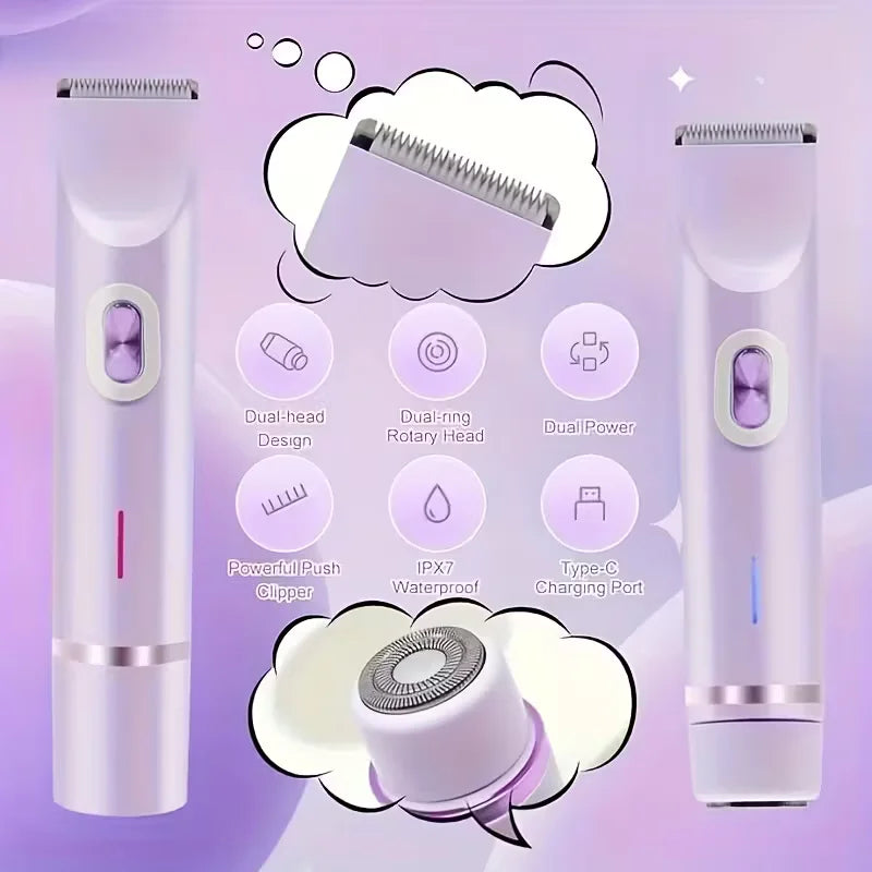 SilkySheer Precision Shaver | Oppnå uanstrengt, smertefri glatthet som umiddelbart styrker selvtilliten din | elesira