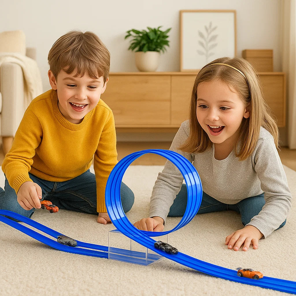 VeloBlaze | Éveillez la créativité de votre enfant avec des aventures palpitantes de courses phosphorescentes | elesira