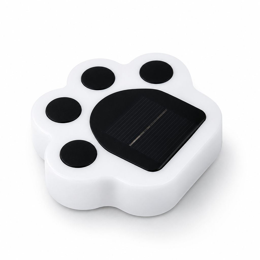 Solar Automatic Paw-Shaped Garden Path Light | elesira