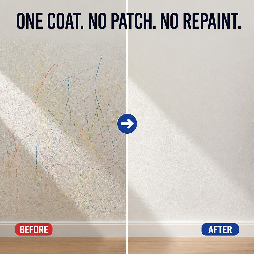 VeroCraft | Conceal Cracks, Scuffs & Marks Without Repainting the Wall | elesira