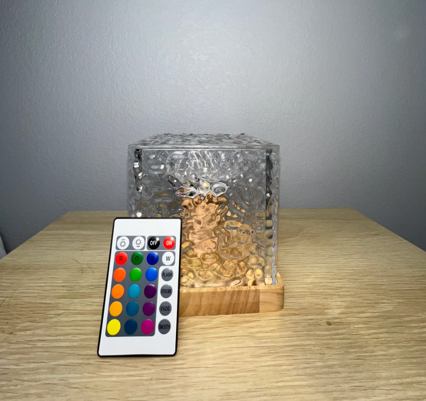 Wireless USB Relaxation Table Lamp Magic Wave Lamp – 16 radiant colors with remote control | elesira