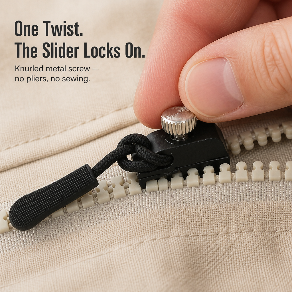 ZipRite | Revive Any Snapped Zipper Instantly in 10 Seconds | elesira