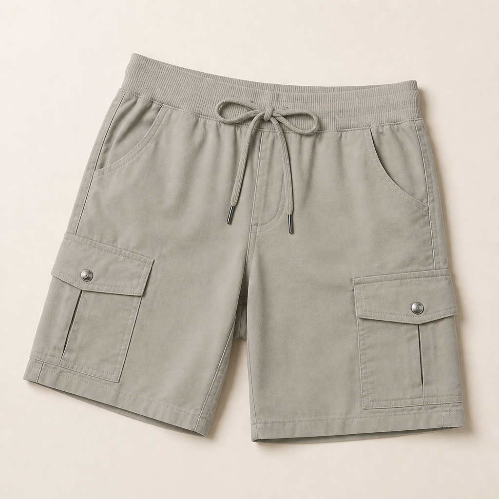 VentureLux – Bermuda-Cargoshorts mit UPF 50 und schnelltrocknendem Stoff | elesira
