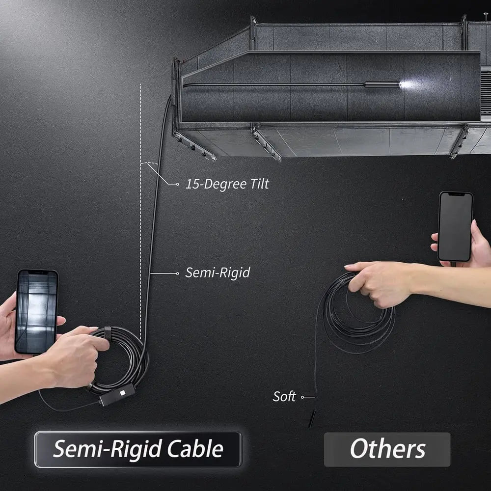 Smart Inspection Camera - 5m Flexible Cable for Smartphones | elesira