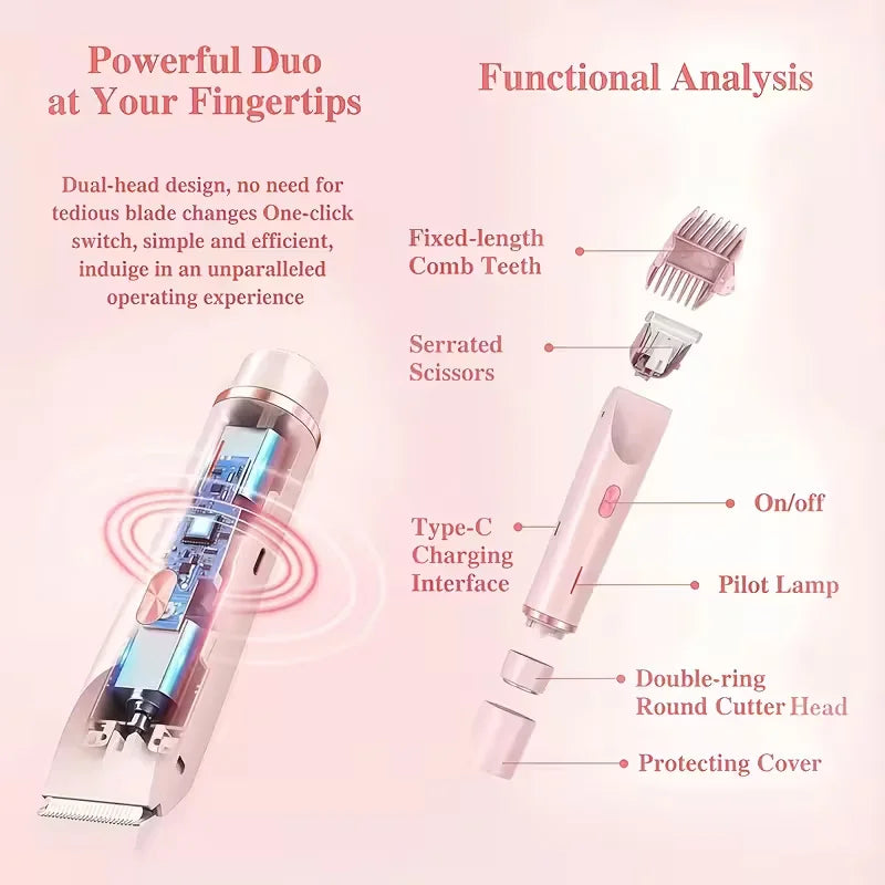 SilkySheer Precision Shaver | Oppnå uanstrengt, smertefri glatthet som umiddelbart styrker selvtilliten din | elesira