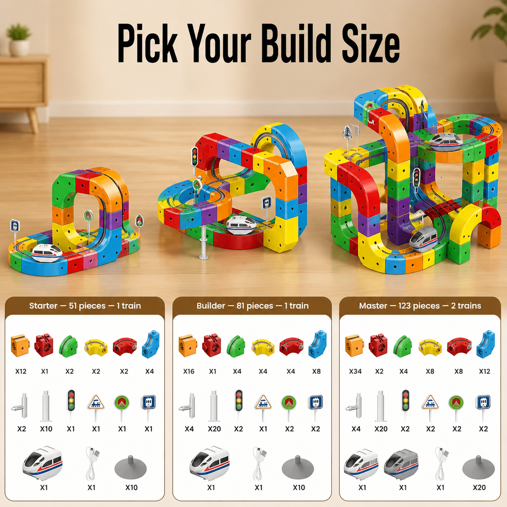 WonderRail | 打造可攀爬、环绕并倒挂运行的3D火车轨道 | elesira