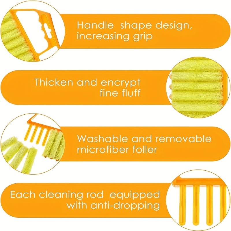 Brosse en microfibre lavable pour nettoyer les fenêtres et les stores | elesira