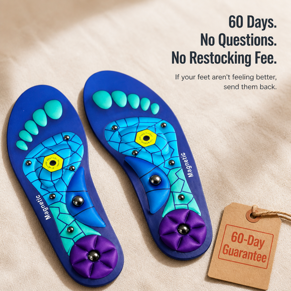 SolaraStep | Relieve Aching Feet & Arch Pain with Acupressure Cushion Support | elesira