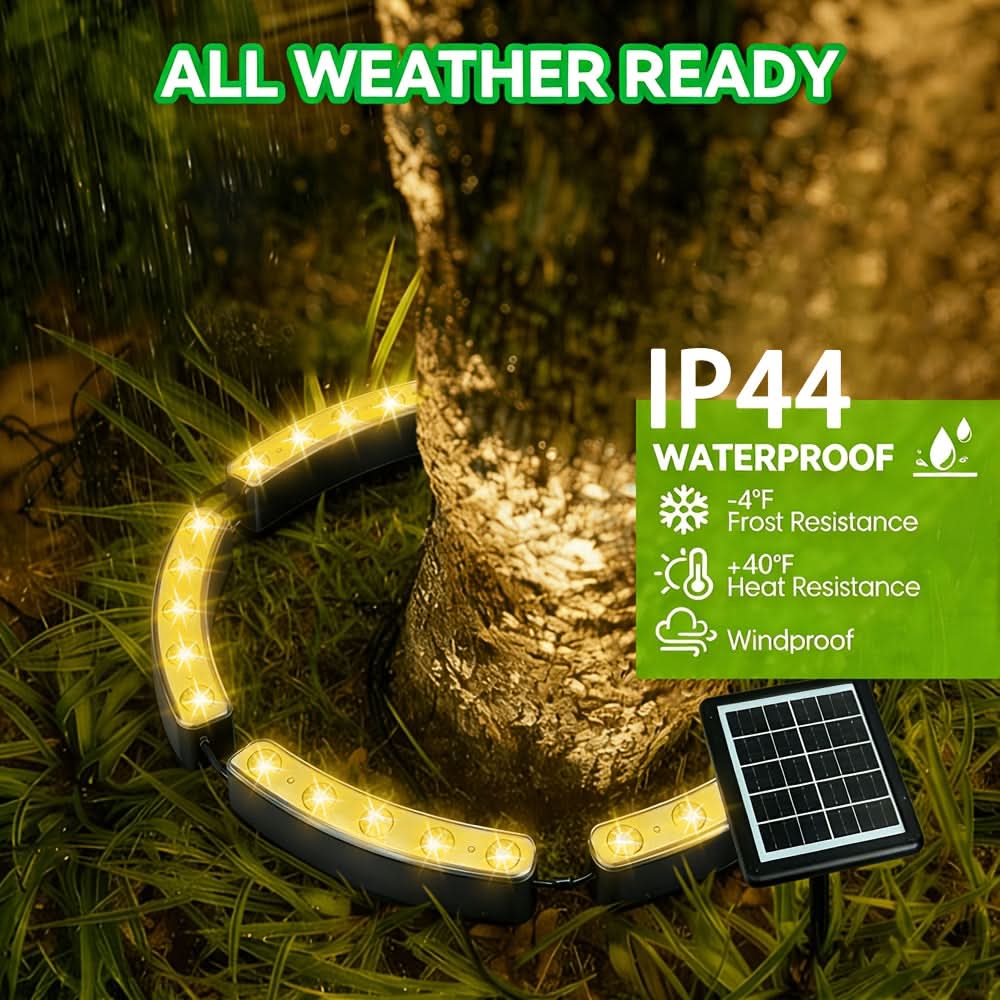Lampada solare da giardino per alberi e prati | elesira