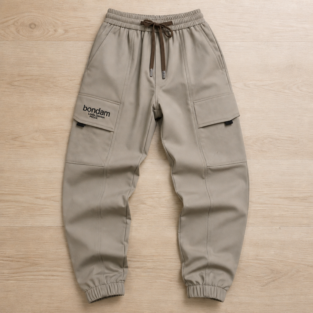 VitaLuxe – Pantaloni cargo jogger confortabili, cu talie ajustabilă cu șnur | elesira