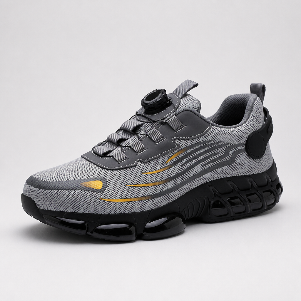 VivaStride – Steel-Toe Work Sneakers Featuring Rapid-Twist Lacing System | elesira