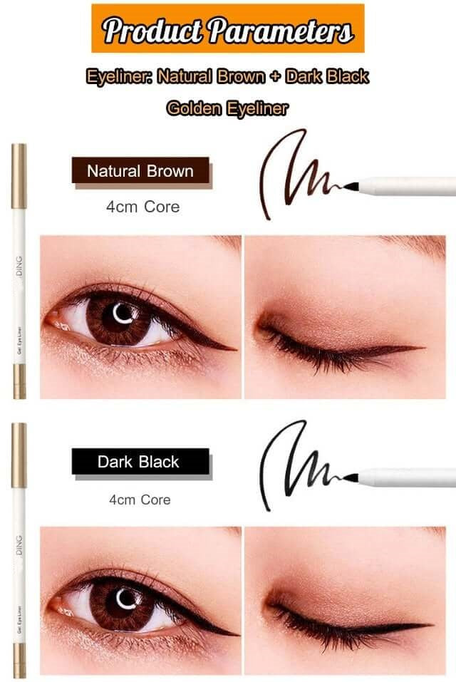 Eyeliner w płynie VeroSharp | Podkreśl oczy wyrazistą, trwałą kreską odporną na rozmazywanie, która przyciąga spojrzenia | elesira