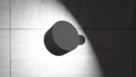 BrightBeam Cordless 360 Degree Wall Lamp Rechargeable Wireless | elesira