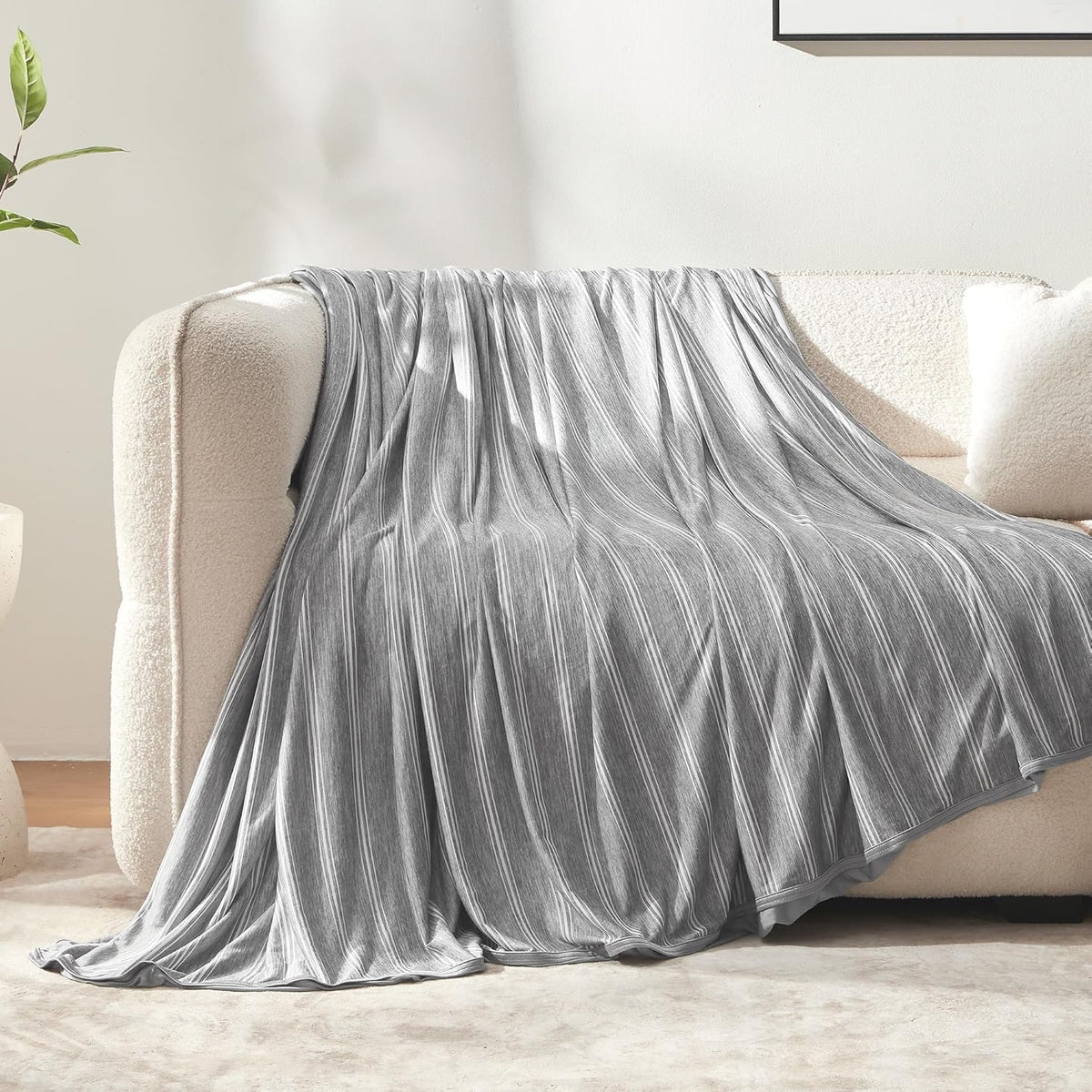 Arc-Chill Blanket From Cooling Collection For Hot Sleepers Lightweight Summer - Elesira